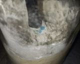 A picture of step 1 of Sourdough starter.