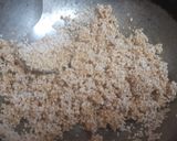 A picture of step 2 of Rajgira jaggery tart with caramelized apple and nuts.