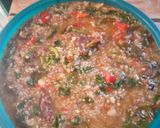 A picture of step 6 of Pate-corn gritz.