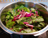 Foto del paso 2 de la receta: Acelgas rojas rehogadas