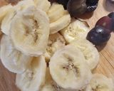 Rakott, gyümölcsös zabpehely (vegán) recept fázis 3 fotója
