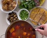 Hình bước làm 7 của món Bún riêu cua đồng