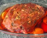 Egészben sült omlós tarja recept fázis 2 fotója