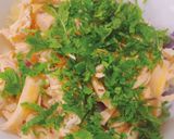 Hình bước làm 2 của món Salad bưởi ức gà