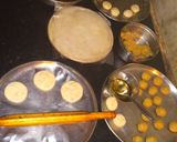 A picture of step 1 of Foxtail millet sweet puri.