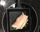 A picture of step 6 of Crab artichoke & spinach rollatini.
