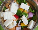 A picture of step 1 of Paneer Tikka.. #summerchallenge1.
