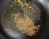 A picture of step 2 of Gongura Chepala Pulusu (Andhra style Fish Curry with Sorrel Leaves).