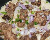 A picture of step 8 of Alfredo creamy pasta with chicken.