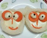 A picture of step 7 of Easy Spooky Halloween sandwich.