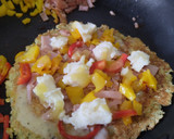 Foto del paso 7 de la receta: Torticas de coliflor a la pizza🧀🍕🍍🥓🌶️