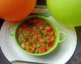 A picture of step 9 of Punjabi style Pumpkin.
