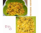A picture of step 3 of Aamrakhand(mango shrikhand).