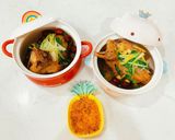 Hình bước làm 10 của món Chim bồ câu hầm cốm