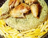 عکس مرحله 1 از دستور شوید پلو، با مرغ سرخ شده