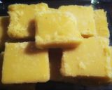 A picture of step 3 of Soft mysore pak.