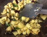 A picture of step 2 of Apple & Sprouted fenugreek pickle.