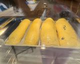 A picture of step 3 of Poppy seed roll and walnut roll.