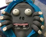 Foto del paso 6 de la receta: Bizcochuelo de vainilla “torta zombi”