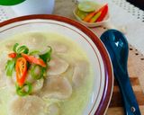 Foto langkah ke 5 dari resep Celimpungan (Pempek Kuah Santan Gurih).
