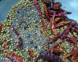 A picture of step 1 of Chat masala pre mix.
