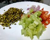 মুগডাল চটপটা চাট (moongdal chaat recipe in Bengali) রেসিপি ধাপ - 1 ছবি