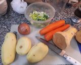 Foto del paso 1 de la receta: Guiso de carne y mondongo