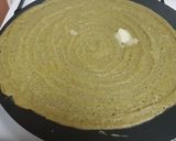 A picture of step 4 of Schezwan paneer bhurji chilla.
