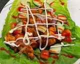 A picture of step 4 of Chicken Tikka Lettuce Wrap:.