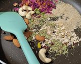 A picture of step 1 of Thandai Mix / Powder.