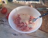 Foto del paso 7 de la receta: Tarta de jamón y queso con tomates🍅🧀