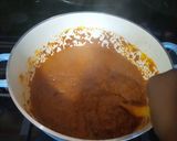 A picture of step 6 of Egusi soup.