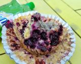 Une image de l'étape 9 de Muffins myrtilles.