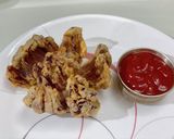 A picture of step 10 of Blossoming Crispy Onion Lotus.