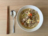 Holly's Fav: Sup daging cincang telur untuk mie/misua ala dada tastes