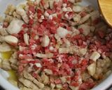 Foto del paso 1 de la receta: Arroz con alubias y panceta