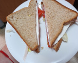 Foto del paso 2 de la receta: Sándwich de jamón cocido, queso fresco y ensalada