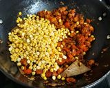 A picture of step 5 of Soya Chunk Chana dal Sabji.