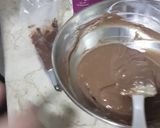 A picture of step 5 of Death by chocolate cake.