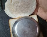 A picture of step 2 of Veg sandwich.