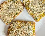 A picture of step 2 of Sweet Potato 🍠 Sesame Toast Fingers.
