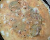 A picture of step 6 of Chicken potato omelette.