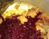 A picture of step 4 of Beetroot soya pulao.