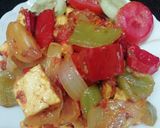 A picture of step 4 of Chilli Paneer.