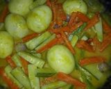 Foto langkah ke 16 dari resep Telur Kuah Acar Kuning #Dandelion.