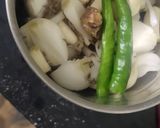 A picture of step 1 of Shahi paneer.