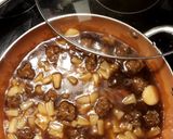 A picture of step 3 of Polynesian Meatballs.