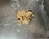 A picture of step 5 of Japanese Seafood Onigiri.