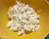 Foto del paso 1 de la receta: Guisantes con pollo y beicon