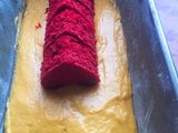 Surprise heart cake